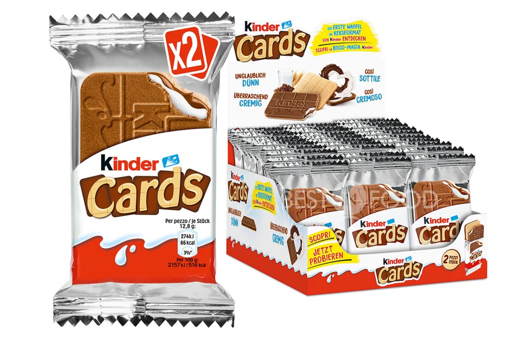 Kinder Card Chocolate 20x128g