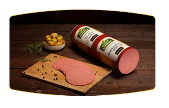 Beef Mortadella with Black Pepper 2.5Kg