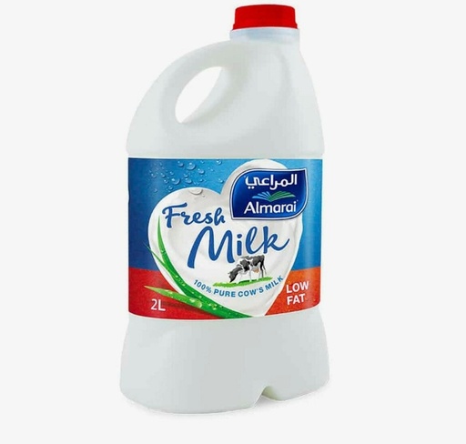 [DAI004] AL MARAI 100% FRESH MILK 2LTRS LOW FAT