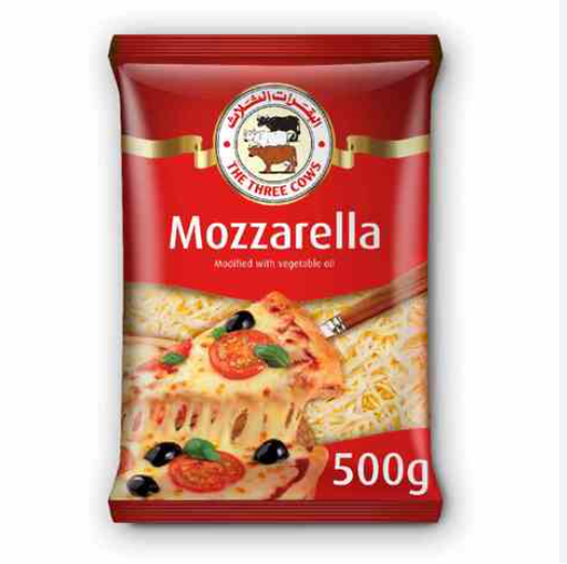 [DAI023] THREE COW MOZARELLA SHREDDED CHEESE 500G