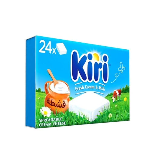[DAI041] KIRI SPREADABLE CREAM CHEESE SQUARES 24 PORTIONS 400G