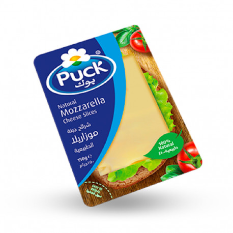 [DAI043] PUCK MOZARELLA NATURAL CHEESE SLICES 150G