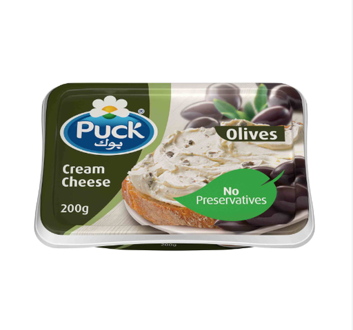 [DAI048] PUCK CREAM CHEESE OLIVES SPREAD 200G