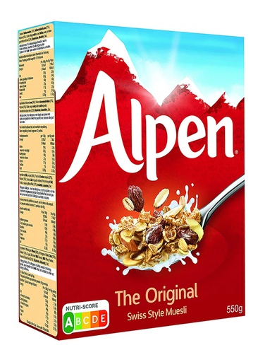 Cereal Alpen Muesli Original 500g