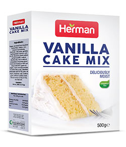 Herman Cake Mix Vanilla 12 x 500g