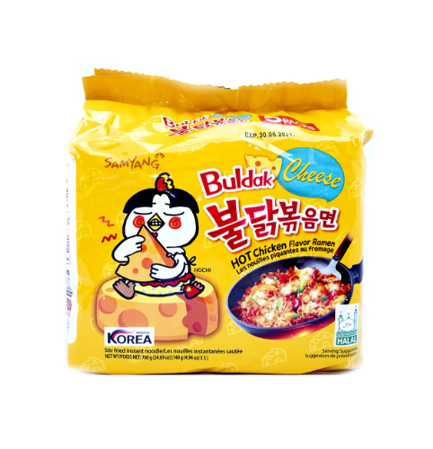 Samyung Cheese Hot Chicken Noodles 5x8x140g