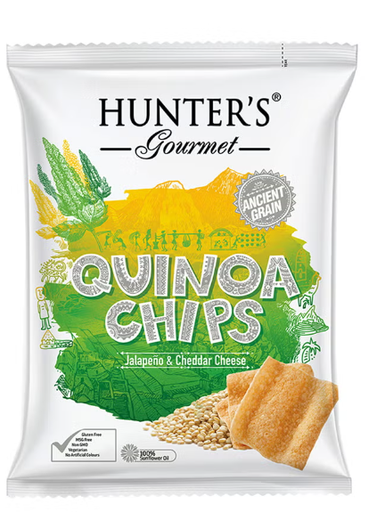Quinoa Chips Jalapeno And Cheddar Cheese 75grams