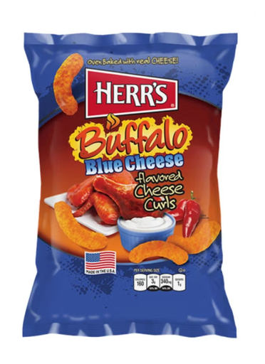 Buffalo Blue Cheese Curls Oven Baked 170grams