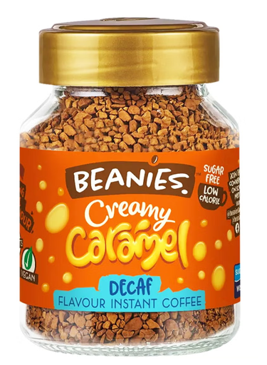 Decaf Creamy Caramel Flavour Instant Coffee 50g