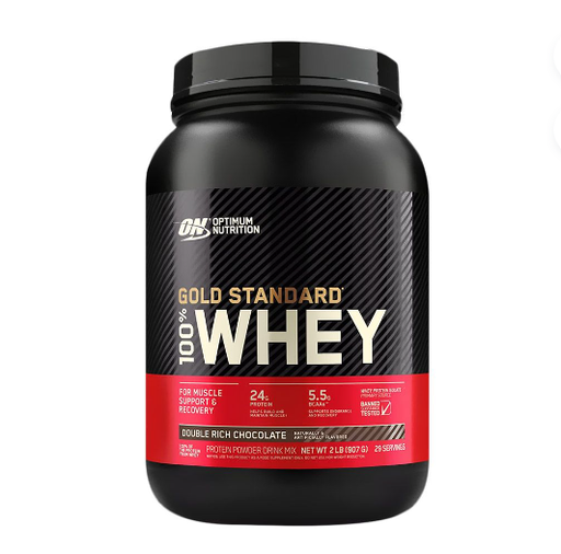 Optimum Nutrition Gold Standard 100% Whey Protein Powder Double Rich Chocolate 2lb