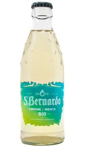 S.BERNARDO ‎San Organic Drink 260ml | Natural Organic Juice| Lemon & Mint | Pack Of 260ml x 12