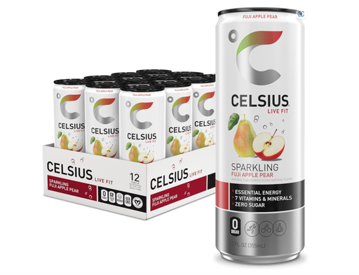 Celsius 12-Pack Zero Sugar Sparkling Fitness Drink Juice FGSS1206