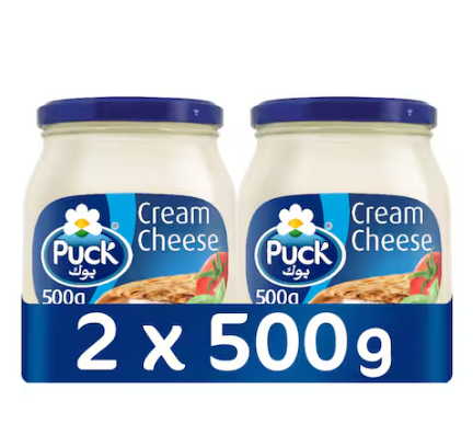 Puck Cream Cheese Jar 500g x2