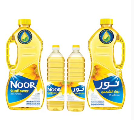 Noor Pure Sunflower Oil 1.5L Pack of 2+750ml Pack of 2