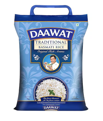 Daawat Traditional Basmati Rice 5kg