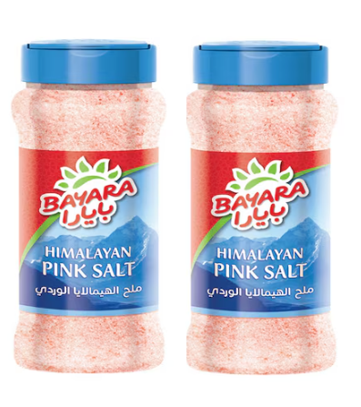 Bayara Himalayan Pink Salt 330g Pack of 2