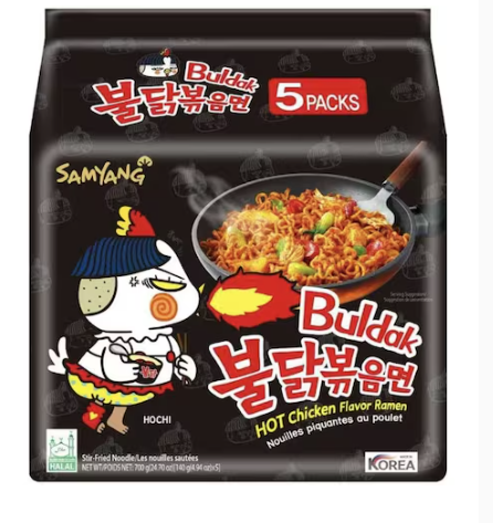 Samyang Hot Chicken Ramen Noodle 140g.