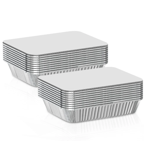 Aluminium Container with Lid (83120) 1x400Pcs