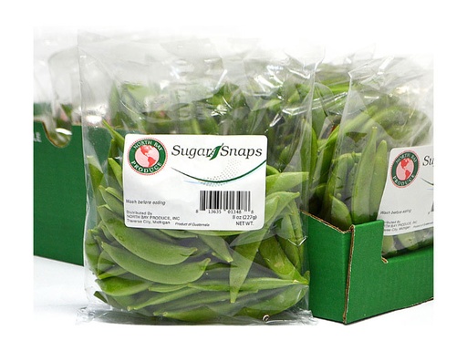 [VEG029] SUGAR SNAPS 250G TRAY
