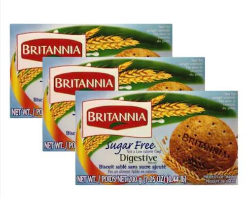 [SGF010] BRITANNIA DIGESTIVE SUGAR FREE BISCUITS 350G